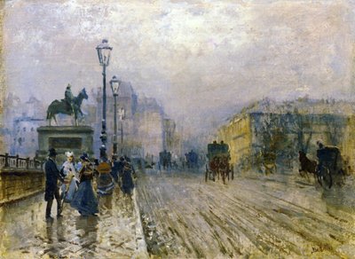 Le Pont Neuf, Paris - Giuseppe de Nittis